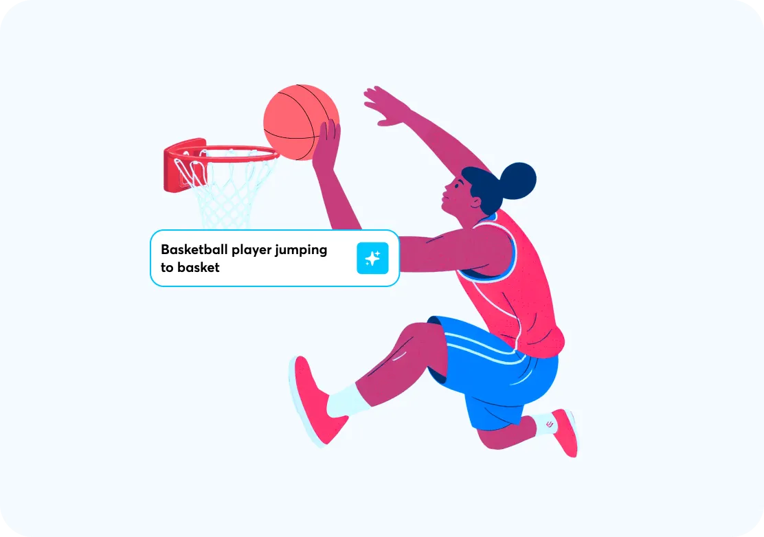 Basketball Player with Prompt