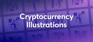 Cryptocurrency Illustrations Pack