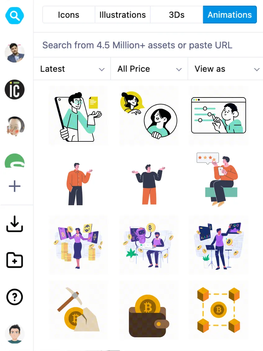 Download Icons with IconScout Plugin